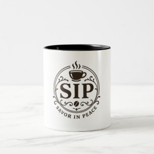 Savor in Peace Coffee Tasse