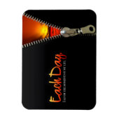 "Savor the moments" Motivation Affirmation Flexi Magnet (Vertikal)