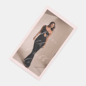 "Savor the Scribble" Papier Napkin Serviette (Ecke)