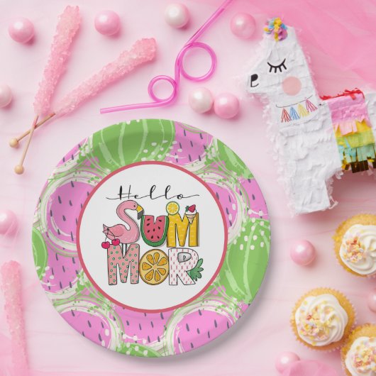 Savor the Sunshine Pappteller (Party)