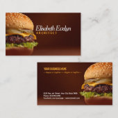Savory Burger Delight g456 Visitenkarte (Vorne/Hinten)
