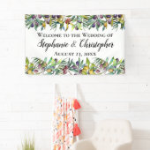 Savory Olives Toskanische Hochzeit Wasserfarbe Wil Banner (Insitu)