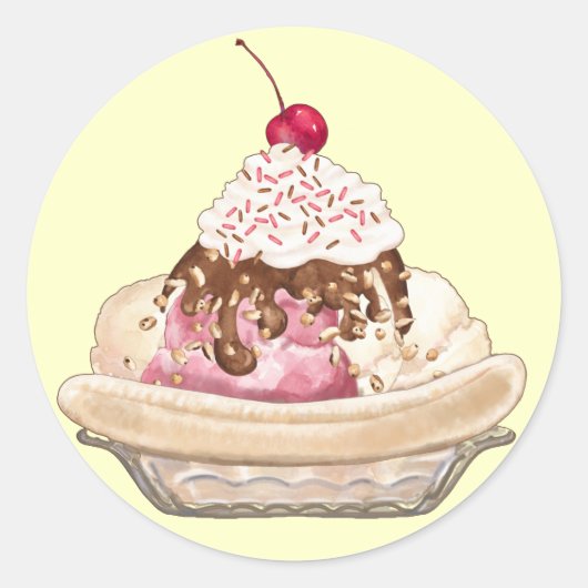 Savory Stickers - Ice Cream Sundae (Vorderseite)