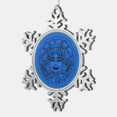 Savoy blue Snowflake ornament (Rechts)