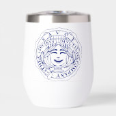 Savoy Blue Wine Tumbler (Vorderseite)