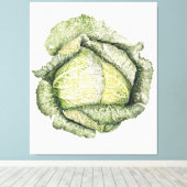 Savoy Cabbage Leinwanddruck (Insitu (Holzboden))