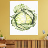 Savoy Cabbage Leinwanddruck (Insitu (Wohnzimmer))