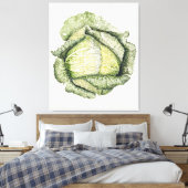 Savoy Cabbage Leinwanddruck (Insitu (Schlafzimmer))