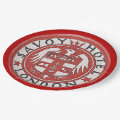 Savoy Hotel London Paper Tellers Pappteller (Schrägansicht)