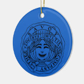 Savoy Keramik-Ornament blau Keramik Ornament (Links)