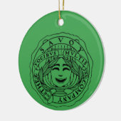 Savoy-Keramikschmuck Keramik Ornament (Links)