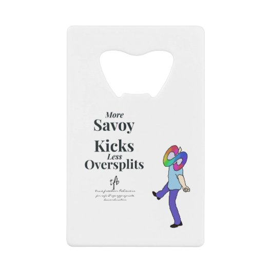 Savoy Kicks vs. Oversplits Geldbeutel Flaschenöffner (Vorderseite)