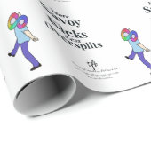 Savoy Kicks vs. Oversplits Geschenkpapier (Rolleneckpunkt)