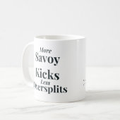 Savoy Kicks vs. Oversplits Kaffeetasse (Vorderseite Links)