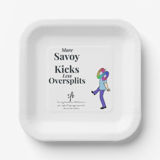 Savoy Kicks vs. Oversplits Pappteller (Vorderseite)