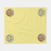 Savoy Logo blanket yellow Fleecedecke (Vorderseite (Horizontal))