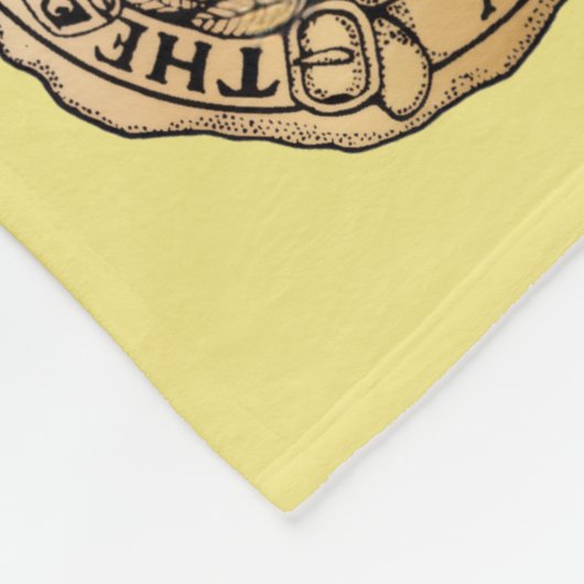 Savoy Logo blanket yellow Fleecedecke (Ecke)