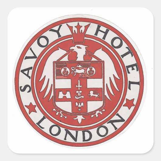 Savoy, London Sticker (Vorderseite)