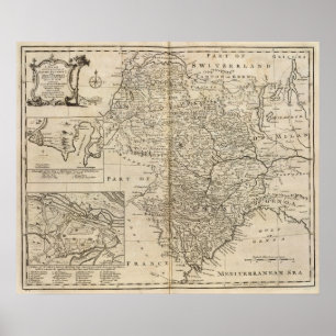 Savoy, Piemont, Montferrat Poster