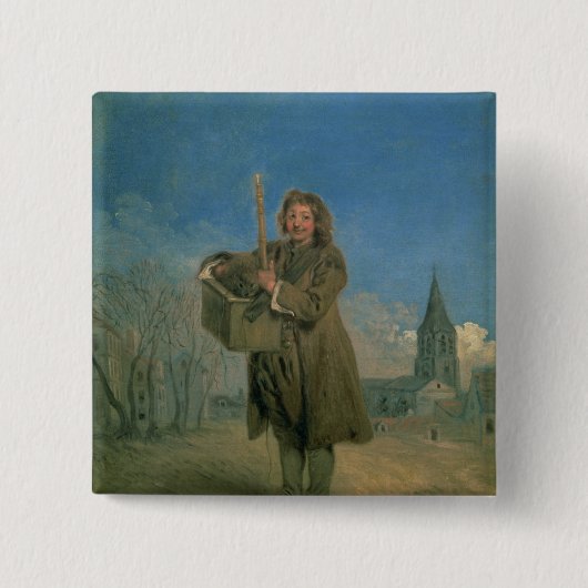 Savoyard mit einem Murmeltier, 1715-16 Button (Vorderseite)