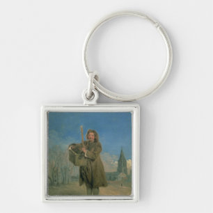 Savoyard mit einem Murmeltier, 1715-16 Schlüsselanhänger