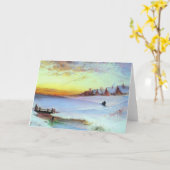 Savrason - Winterlandschaft (Tauwetter) Karte (Gelbe Blume)