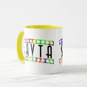 Savta (oder Sabta) bedeutet "Großmutter" auf Hebrä Tasse (Vorderseite Links)