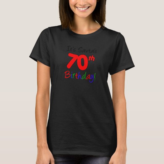 Savtas 70. Geburtstagsfeier T-Shirt (Vorderseite)