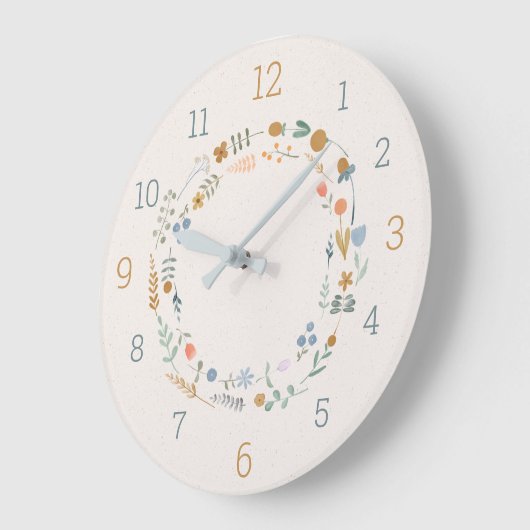 Savvy Nature Babies Akrylic Wall Clock Große Wanduhr (Winkel)