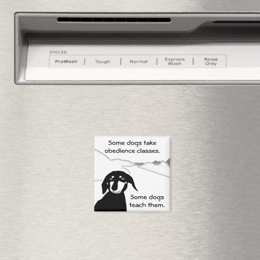 Savvy Sausage Wisdom - Gehorsam Magnet (In Situ (Geschirrspüler))