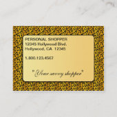 Savvy Shopper 2 Chubby Business Card Visitenkarte (Rückseite)