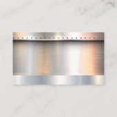 Saw Hammer | Metallbürste mit Rivets Visitenkarte (Rückseite)