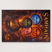 Saw in ritual celestial moon faces epic 1000 piece puzzle (Horizontal)