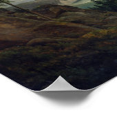 Saw Mill in Norwegen, 1827 Poster (Ecke)