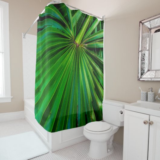 Saw Palmetto Fan Duschvorhang (Beispiel)