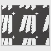 Saw Teeth Wrapping Paper Geschenkpapier (Flach)