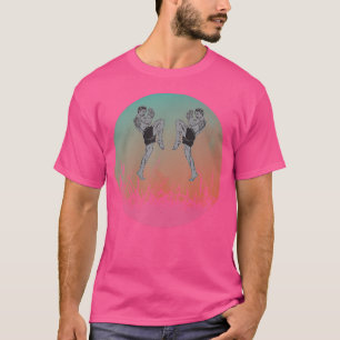 Sawadee Thai Traditioneller Sak Yant Thai Twin Tig T-Shirt