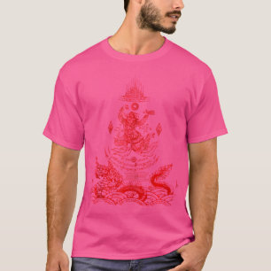 Sawadee Thai Traditioneller Sak Yant Thai Twin Tig T-Shirt