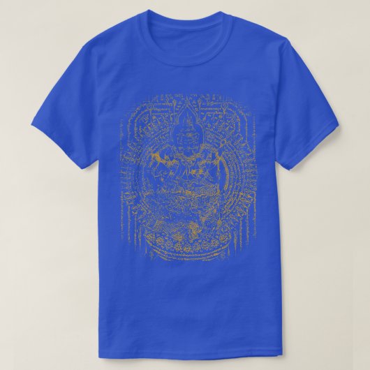 Sawadee Thai Traditioneller Sak Yant Thai Twin Tig T-Shirt (Design vorne)