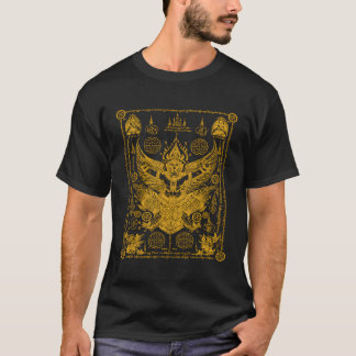 Sawadee Thai Traditioneller Sak Yant Thai Twin Tig T-Shirt