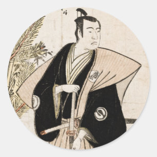 Sawamura Sojuro in der Rolle von Honda-Aufklebern Runder Aufkleber