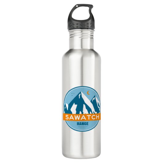 Sawatch Range Colorado Edelstahlflasche (Vorderseite)