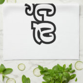 Sawatdee / Hello ~ Thailand / Thai Language Script Geschirrtuch (Gefaltet)