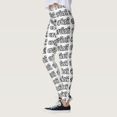 Sawatdee / Hello ~ Thailand / Thai Language Script Leggings (Links)