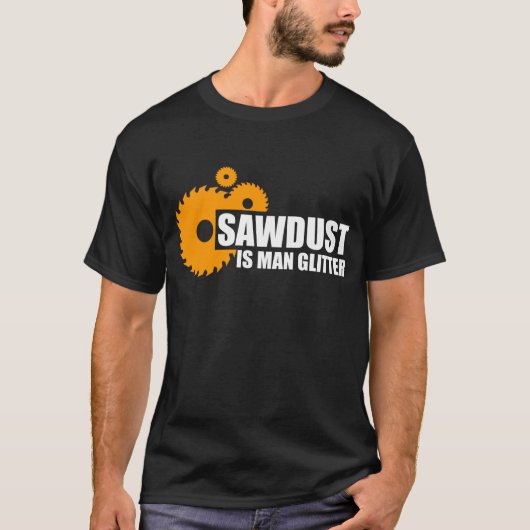 SAWDUST ISMAN GLITZER T-Shirt (Vorderseite)