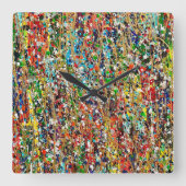 Sawgrass Wall Clock Quadratische Wanduhr (Vorderseite)