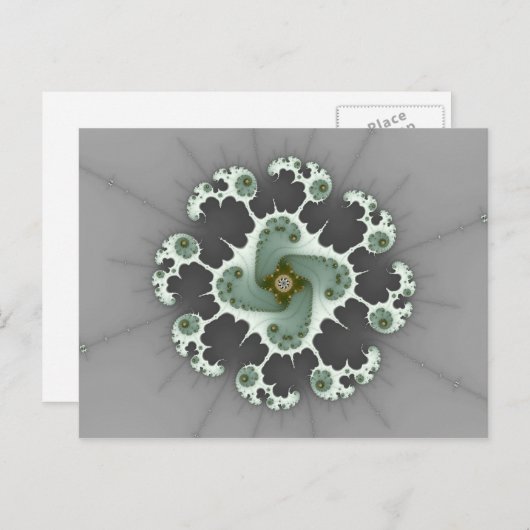 Sawheel - Fraktal Postkarte (Vorne/Hinten)