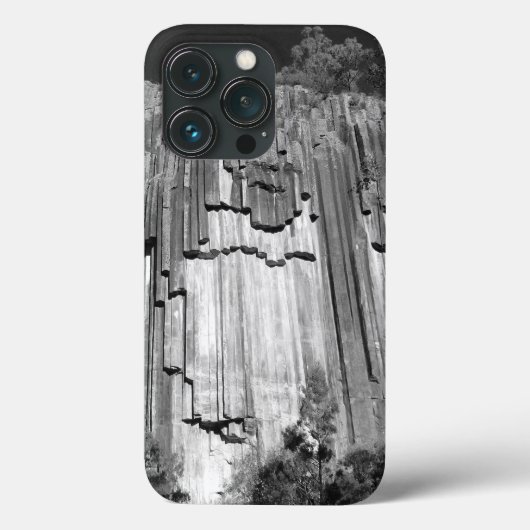 Sawn Rocks Australia - Schwarz & Weiß Case-Mate iPhone Hülle (Rückseite)