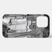 Sawn Rocks Australia - Schwarz & Weiß Case-Mate iPhone Hülle (Rückseite (Horizontal))