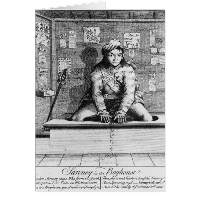 Sawney im Boghouse, 1745 (Vorne)